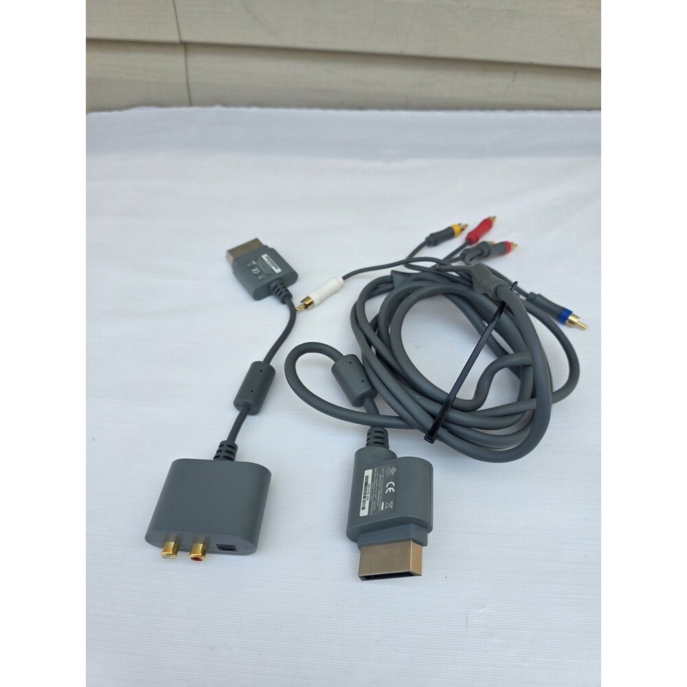 Genuine Original OEM Microsoft Xbox 360 Component Video HD A/V AV Cable/Cables